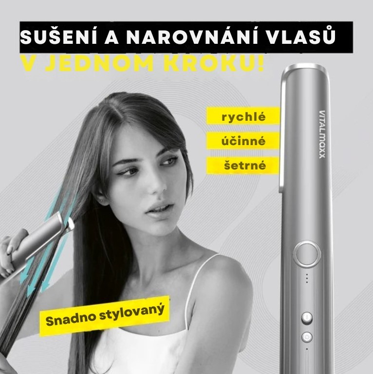 VITALmaxx Multifunkční styler žehlička a fén na vlasy MS-15475 (6)